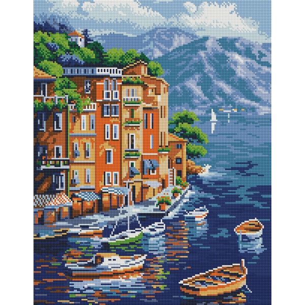 Алмазна мозаїка 40х50 - Портове містечко