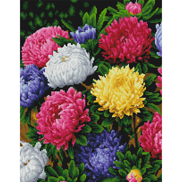 Алмазна мозаїка 40х50 - Мамині квіти