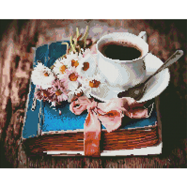 Алмазна мозаїка 40х50 - Історія кави