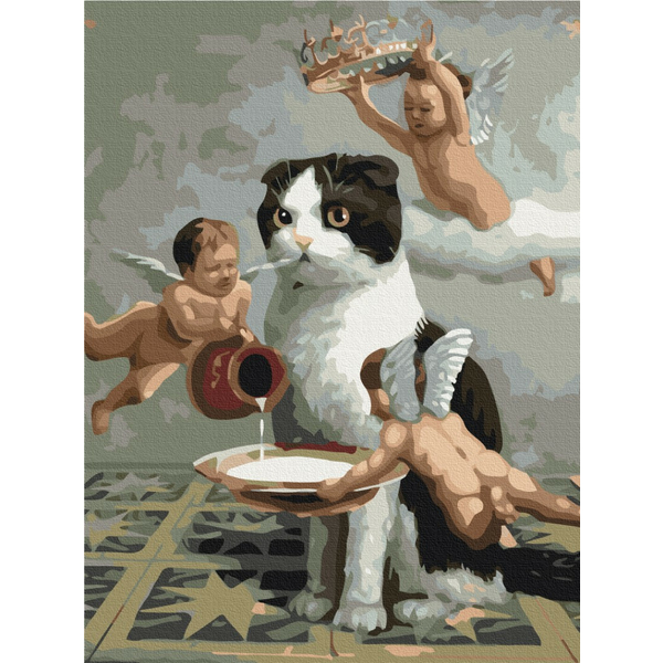 Картина по номерам Тварини, птахи та риби - Його Величність Кіт