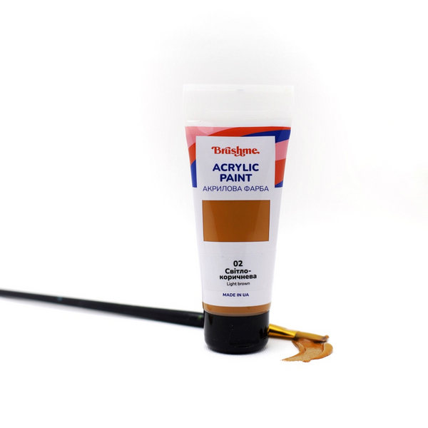 Глянцева 60 мл у тубі - Светло-коричневая