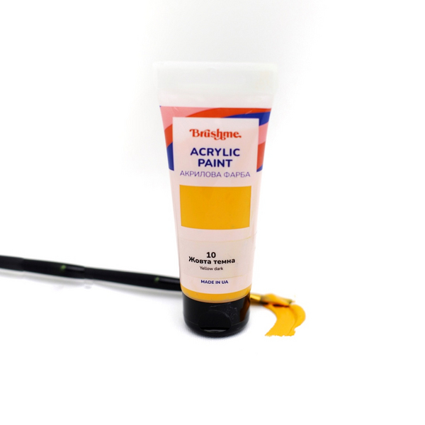 Глянцева 60 мл у тубі - Желтая темная