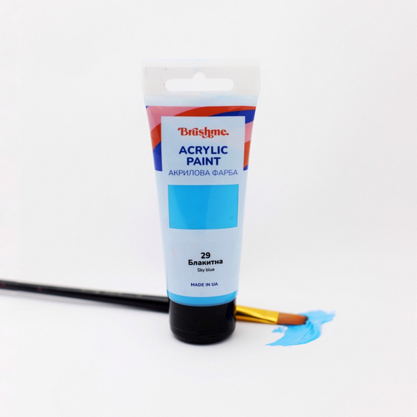 Глянцева 60 мл у тубі - Блакитна