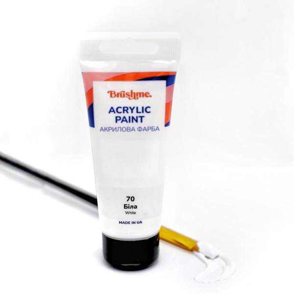 Глянцева 60 мл у тубі - Белая