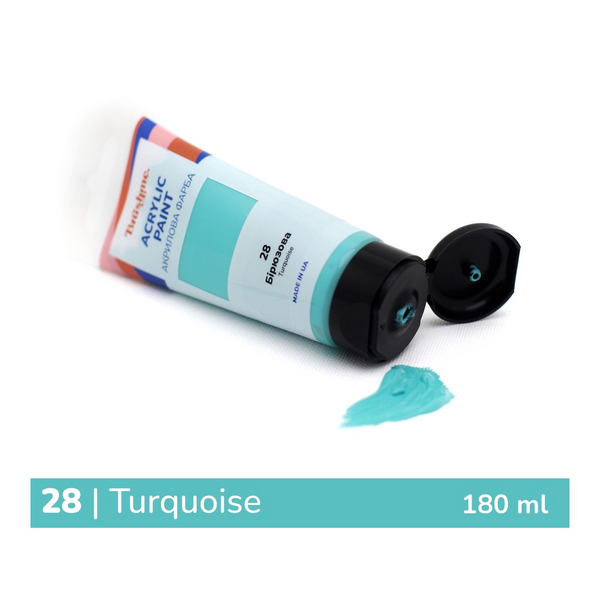 Глянцева 180 мл у тубі - Бирюзовая