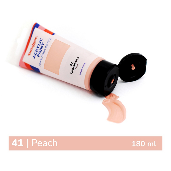 Глянцева 180 мл у тубі - Персиковая