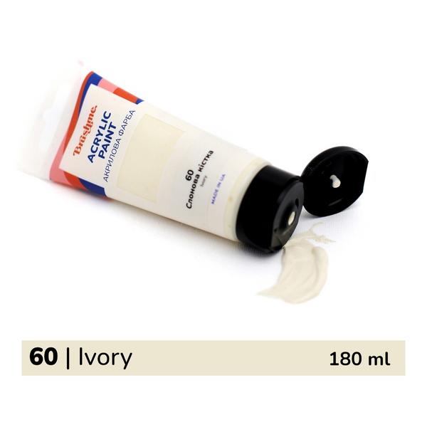 Глянцева 180 мл у тубі - Слоновая кость