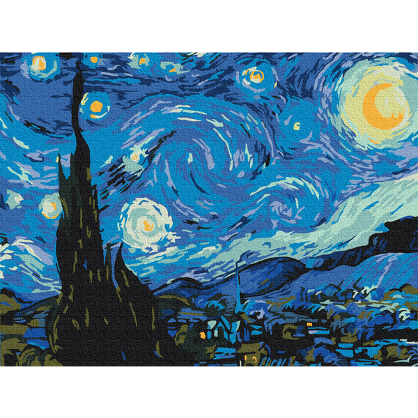 Картина по номерам Репродукції художників - Звездная ночь