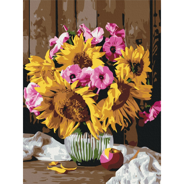 Картина по номерам Преміум картини - Дачний букет