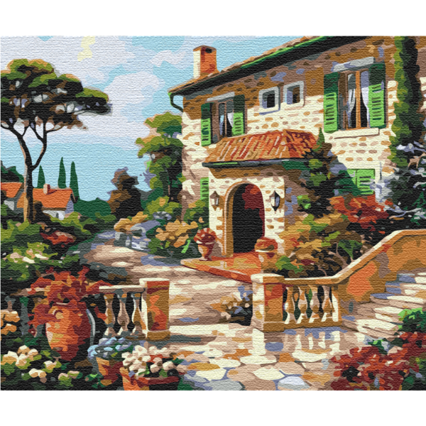 Картина по номерам Преміум картини - Сонячна вулиця