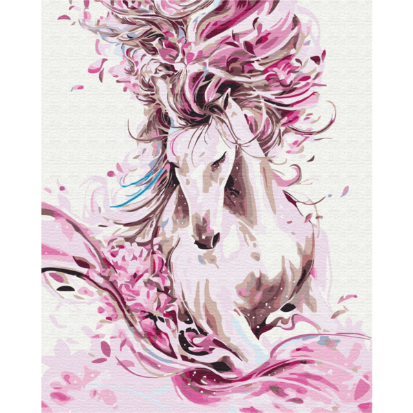 Картина по номерам Преміум картини - Витончений кінь