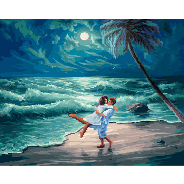 Комбінована алмазна мозаїка - На березі океану