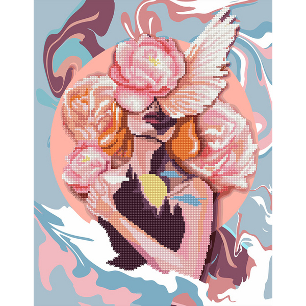Комбінована алмазна мозаїка - Акварель чувств