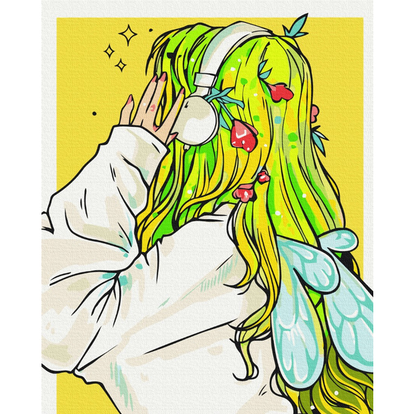 Картина по номерам Люди на картинах - Playlist феї @nila_art_art