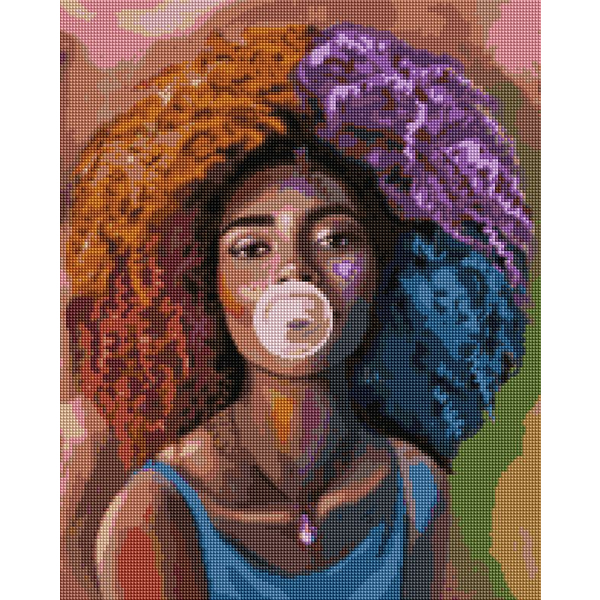 Алмазна мозаїка 40х50 - В стилі хуба-буба