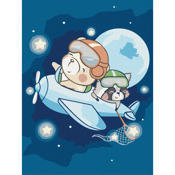 Картина по номерам Для дітей - Зірковий політ