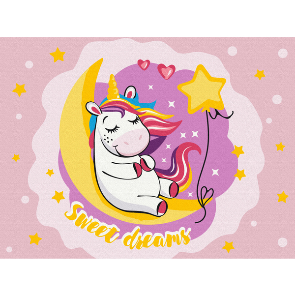 Картина по номерам Для дітей - Мрія єдинорога