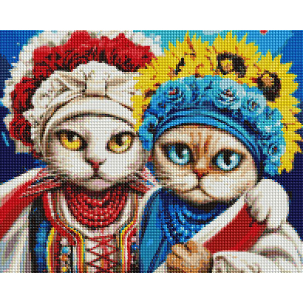 Алмазна мозаїка 40х50 - Лапка підтримки ©Маріанна Пащук