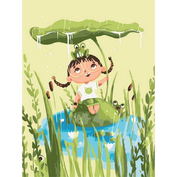 Картина по номерам Для дітей - Фея озерця ©Yana Kozak