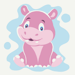 Щасливий бегемотик