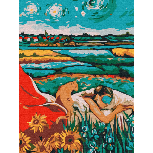 Картина по номерам Люди на картинах - Зоряна Одрі © Viktoriya Kovalenko