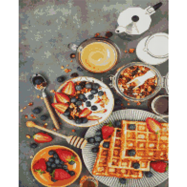 Алмазна мозаїка 40х50 - Viennese waffles