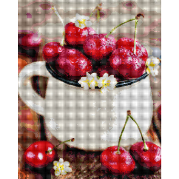 Алмазна мозаїка 40х50 - Стиглі черешні