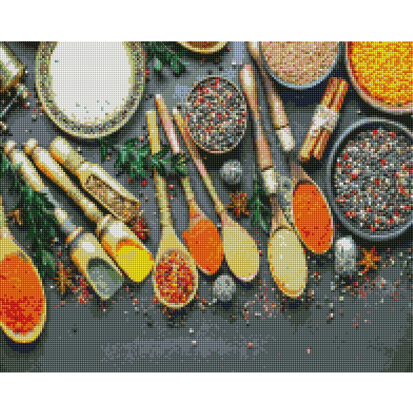 Алмазна мозаїка 40х50 - Духмяні спеції