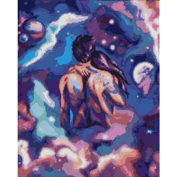 Алмазна мозаїка 40х50 - Космічна романтика