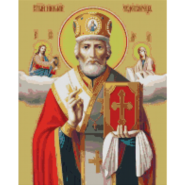 Алмазна мозаїка 40х50 - Миколай Чудотворець