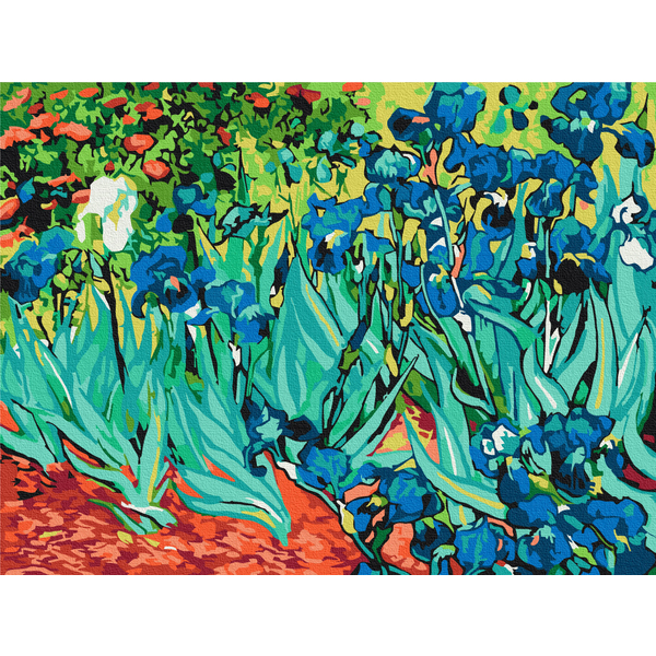 Картина по номерам Репродукції художників - Ирисы. Ван Гог