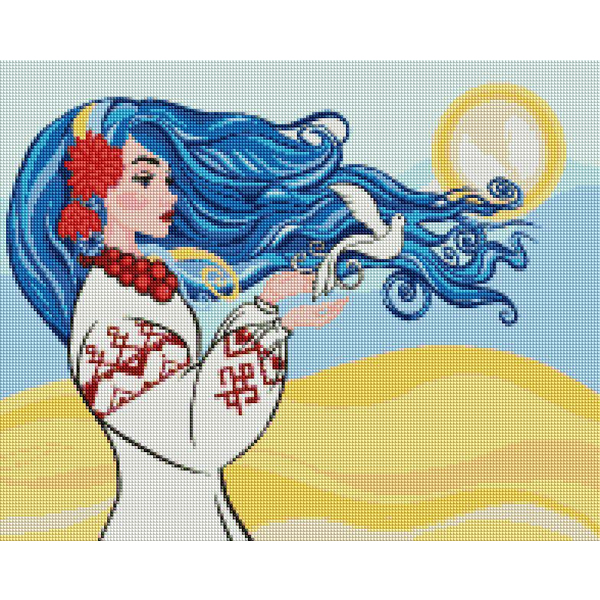 Алмазна мозаїка 40х50 - Окрилені волею ©Ольга Бочулинська