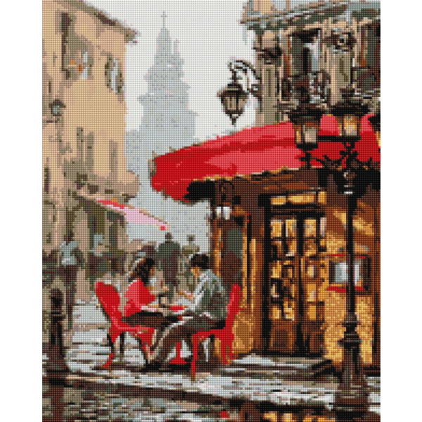 Алмазна мозаїка 40х50 - Лондонське кафе