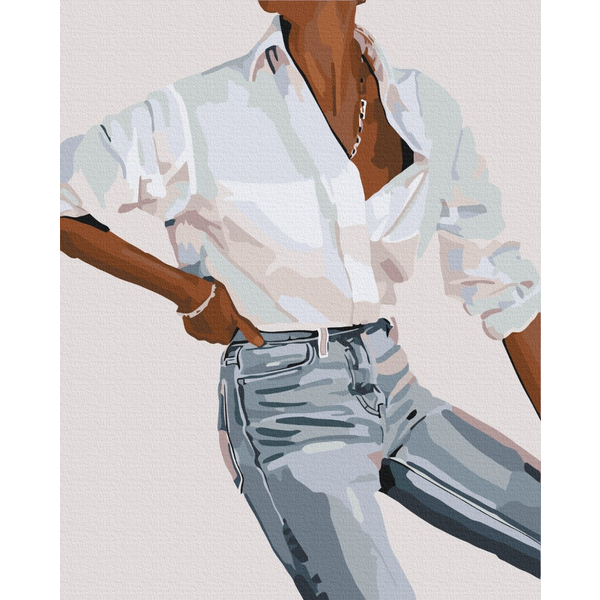 Картина по номерам Люди на картинах - Стильна гармонія