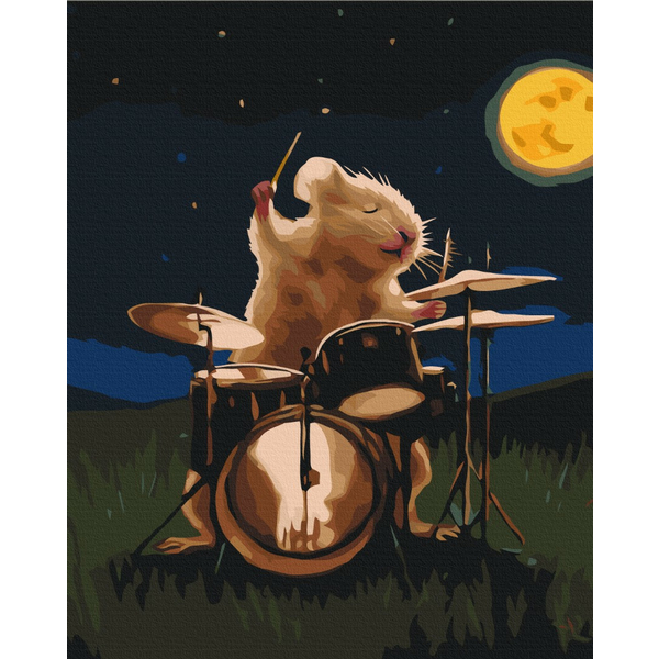 Картина по номерам Тварини, птахи та риби - Барабанщик ©Lucia Heffernan