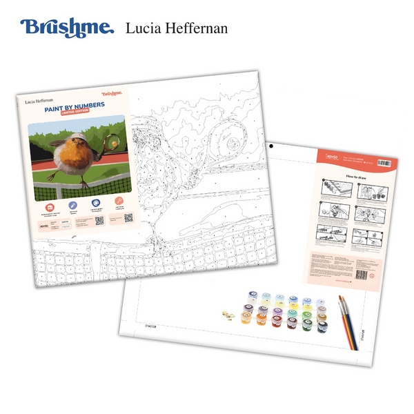 Картина по номерам Тварини, птахи та риби - Зіграємо? ©Lucia Heffernan