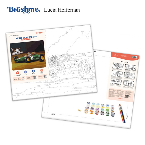 Картина по номерам Тварини, птахи та риби - Перегони ©Lucia Heffernan