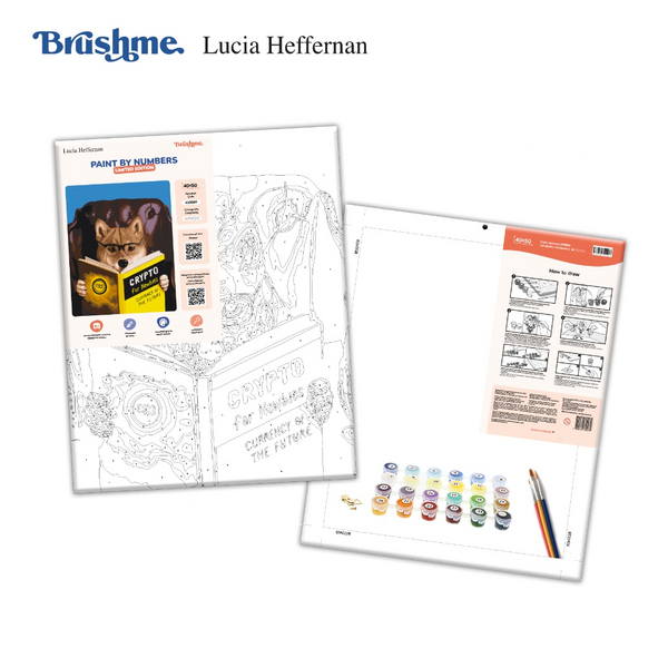 Картина по номерам Тварини, птахи та риби - Золота лихоманка ©Lucia Heffernan