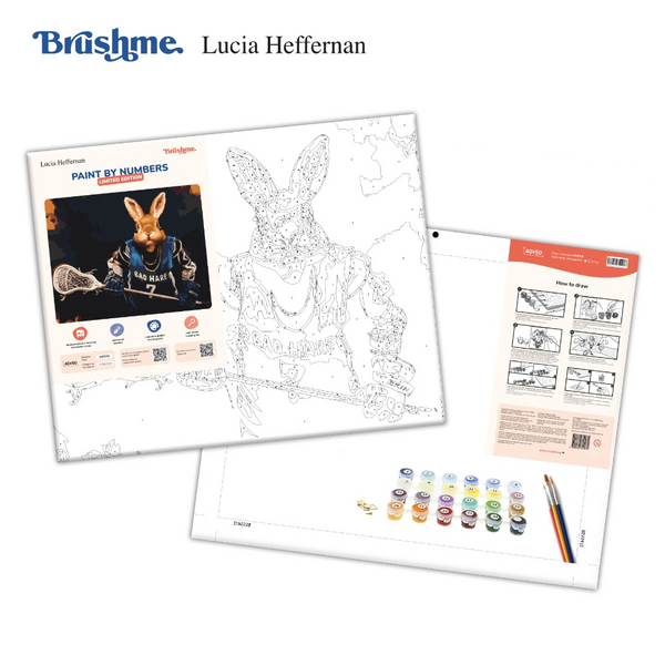 Картина по номерам Тварини, птахи та риби - Гравець ©Lucia Heffernan