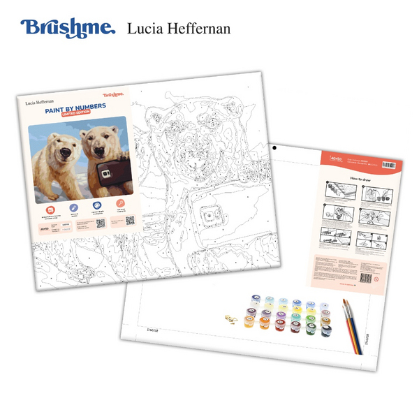 Картина по номерам Тварини, птахи та риби - Полярограм ©Lucia Heffernan