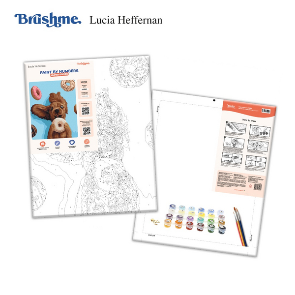 Картина по номерам Тварини, птахи та риби - Щасливе місце ©Lucia Heffernan