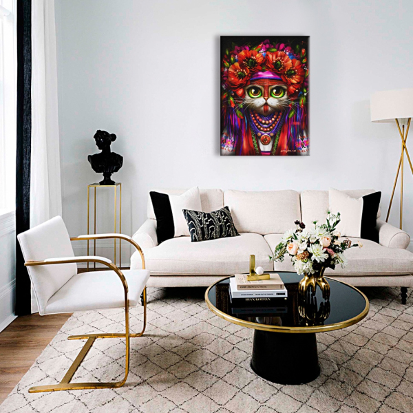 Постер на полотні - Кошка-мотанка ©Марианна Пащук