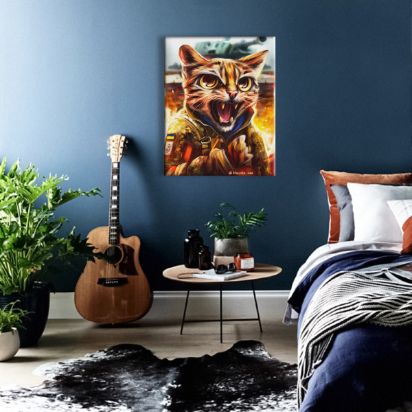 Постер на полотні - Котик Леопард ©Маріанна Пащук
