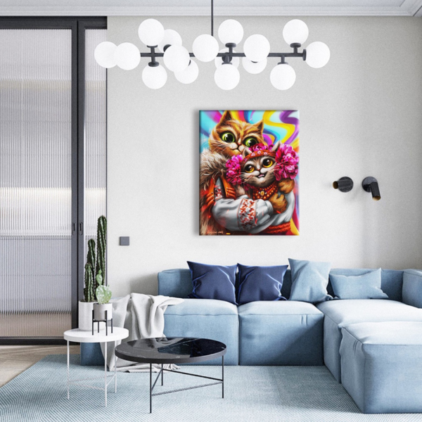 Постер на полотні - Лютневі котики ©Маріанна Пащук