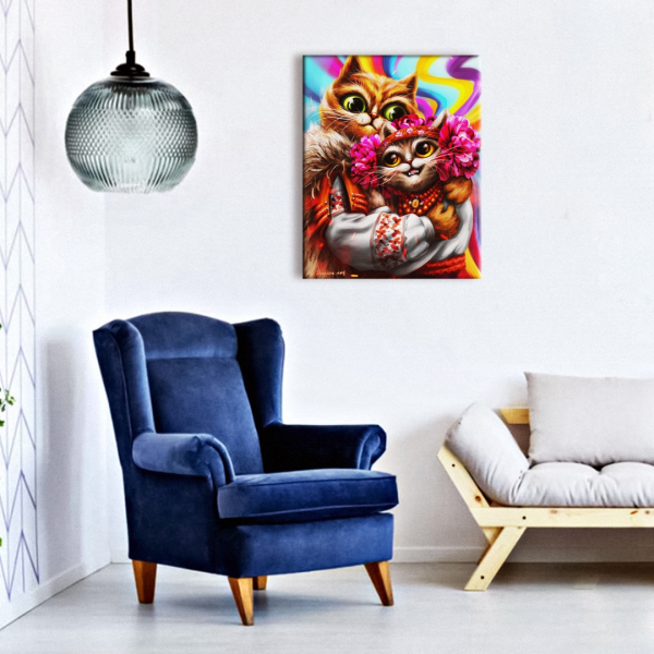 Постер на полотні - Лютневі котики ©Маріанна Пащук