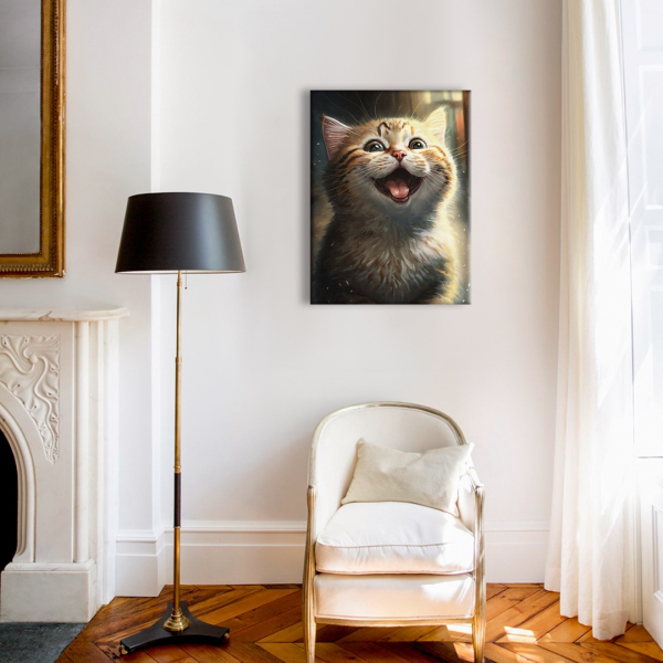 Постер на полотні - Котик-пухнастик ©Маріанна Пащук