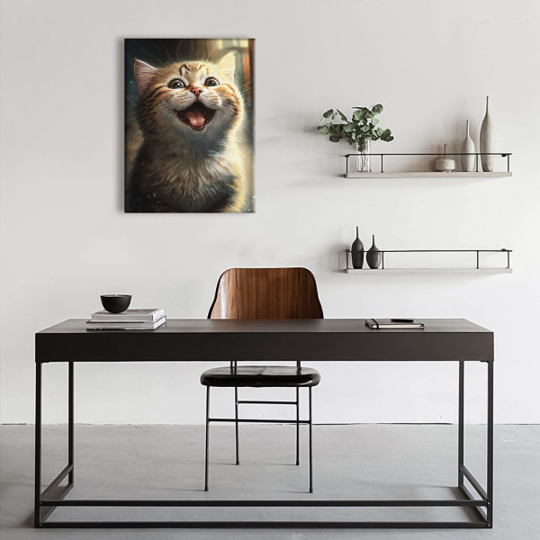 Постер на полотні - Котик-пухнастик ©Маріанна Пащук