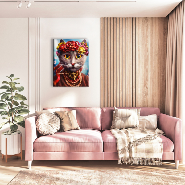 Постер на полотні - Киця-Леся Українка ©Маріанна Пащук