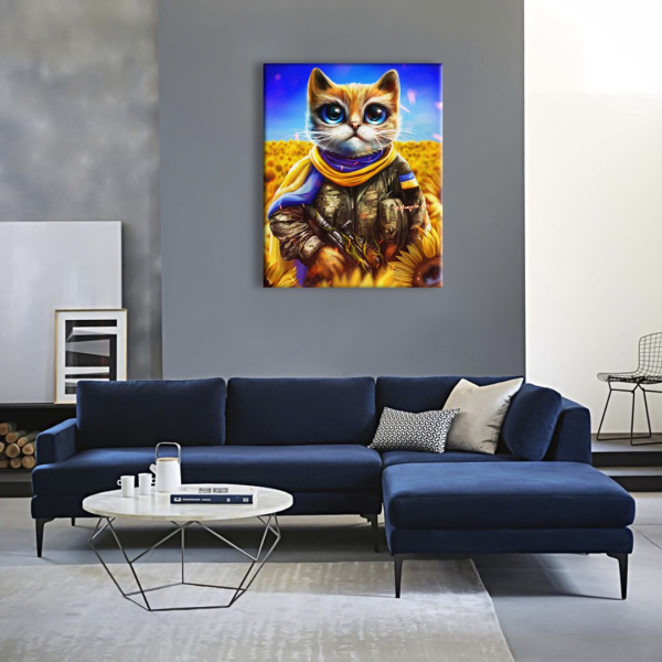 Постер на полотні - Кот воин ©Марианна Пащук
