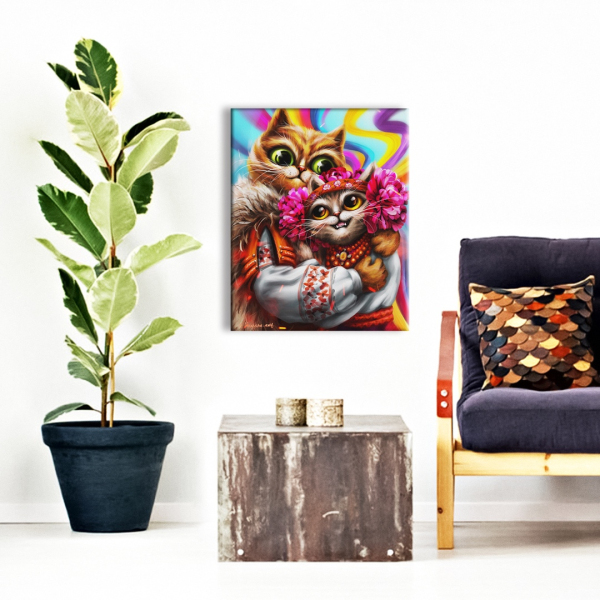 Постер на полотні - Лютневі котики ©Маріанна Пащук